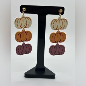 Pumpkin Dangle Earrings